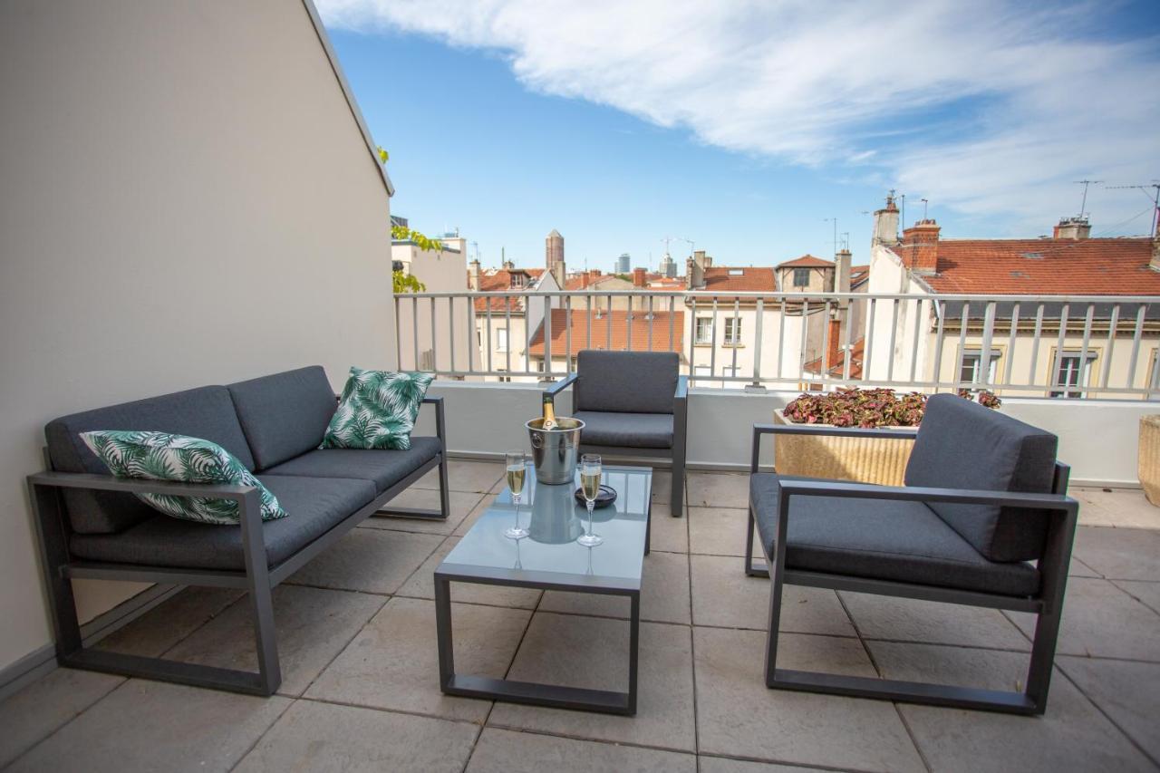 Lyon Premium - 7E Ciel Rooftop Panoramique Exteriér fotografie